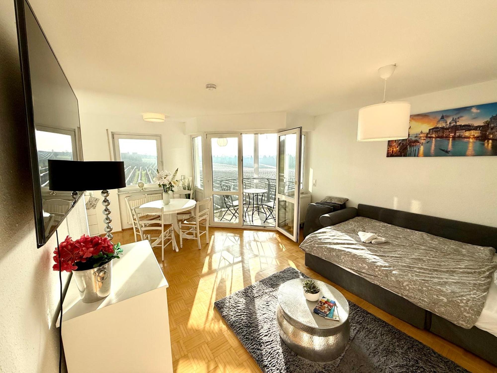 Panorama Domizil Ravensburg Mit Alpenblick Balkon Daire Dış mekan fotoğraf